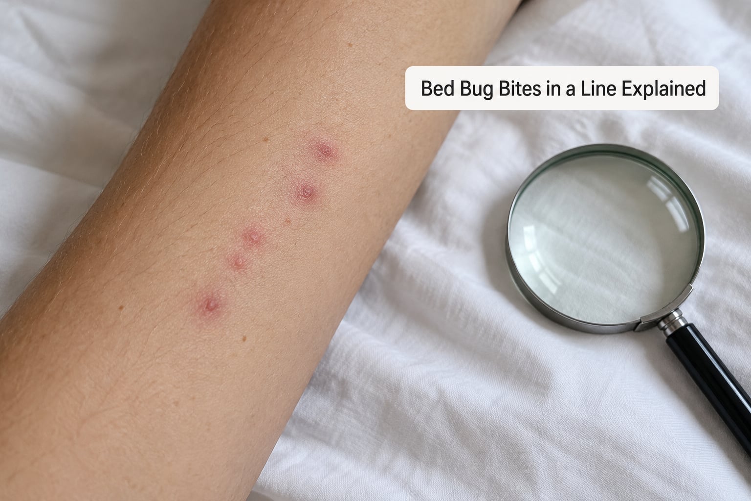 Bed Bug Bites in a Line Explained