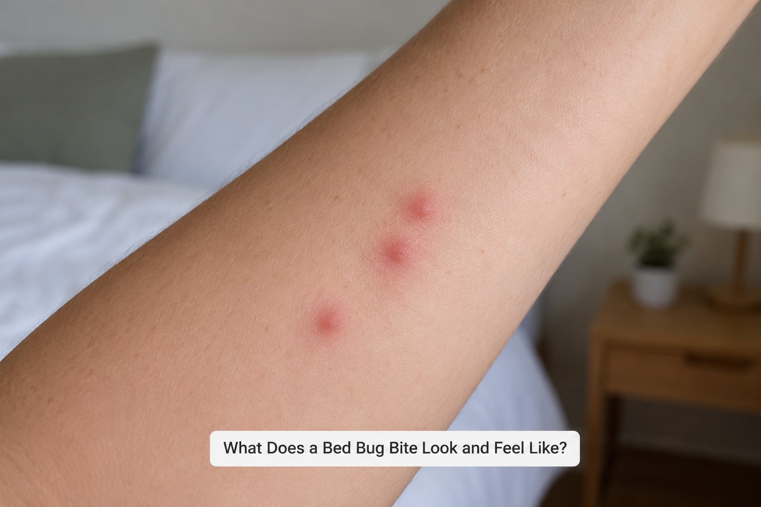 What Does a Bed Bug Bite Look and Feel Like?