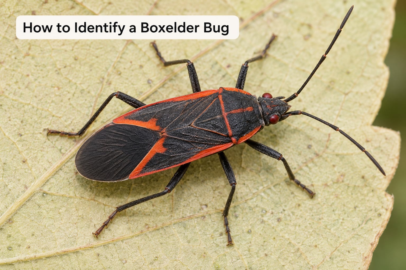 How to Identify a Boxelder Bug