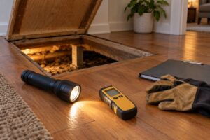 what a termite inspection includes step by step