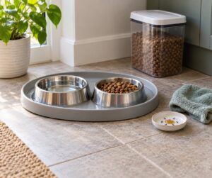 how to keep ants out of a pet food bowl