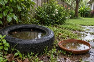 why mosquitoes are worse after rain