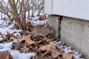 why mice come inside in the winter