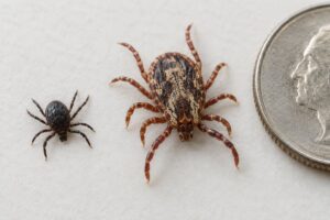 deer tick vs dog tick identification