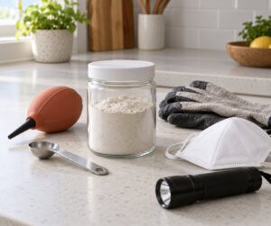 diatomaceous earth for cockroaches how to apply it