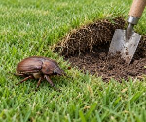june bug identification and lawn damage