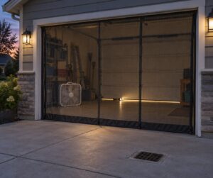 how to keep mosquitoes out of a garage
