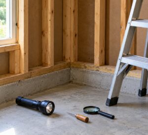 how to find termite damage in a wall