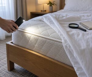 how to check a hotel room for bed bugs