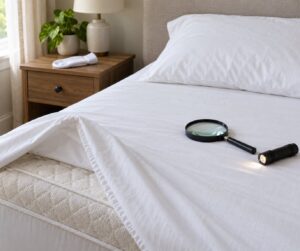 how to tell if fleas are in your bed