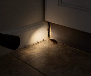 why cockroaches come out at night and hide during the day