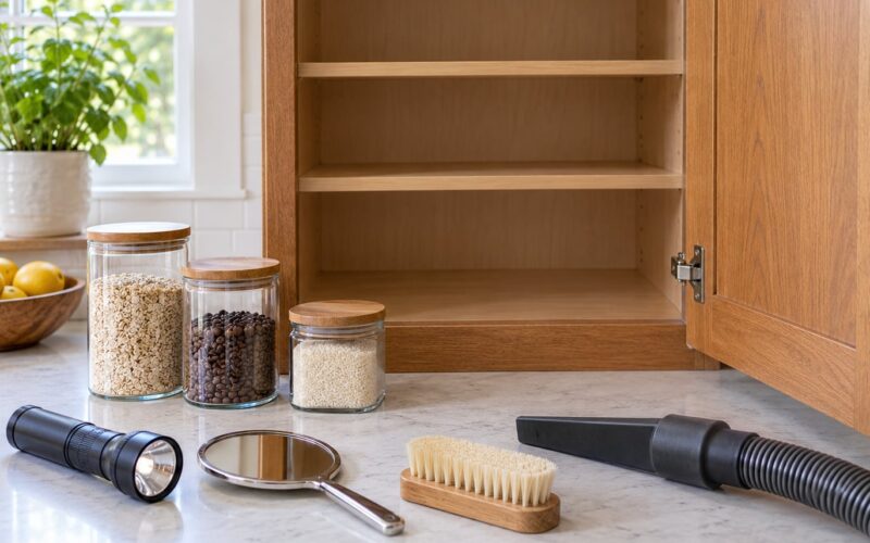 How to Get Rid of Kitchen Cabinet Roaches Without Chemicals 2026