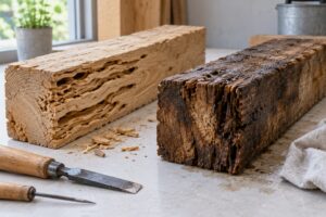 how to tell termite damage from water damage