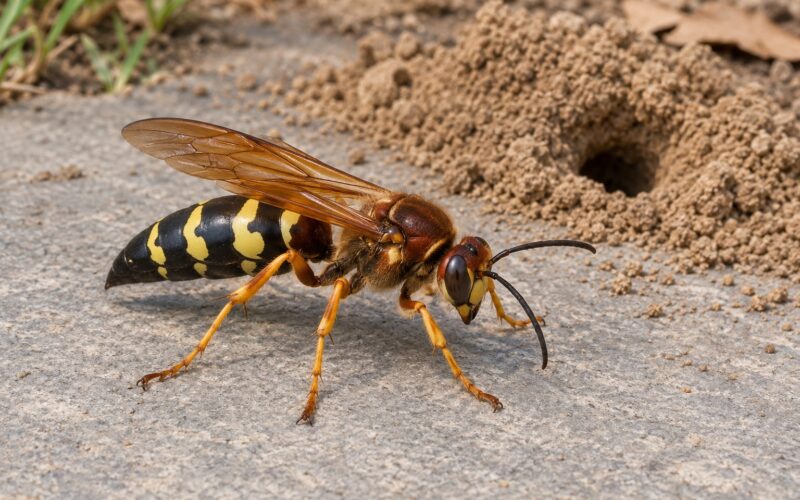 Cicada Killer Wasp Identification and Behavior in 2026