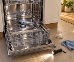 how to get rid of ants in a dishwasher