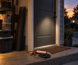 how to keep spiders out of a garage
