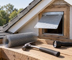 how to get rid of squirrels in an attic