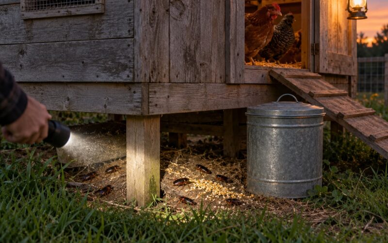 How to Keep Cockroaches Out of a Chicken Coop (2026)