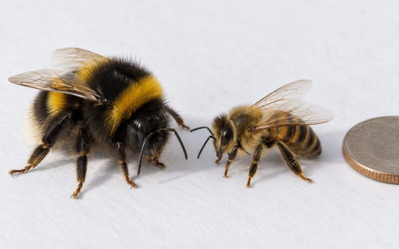 How to Tell a Honey Bee From a Bumble Bee (2026 Field Guide)