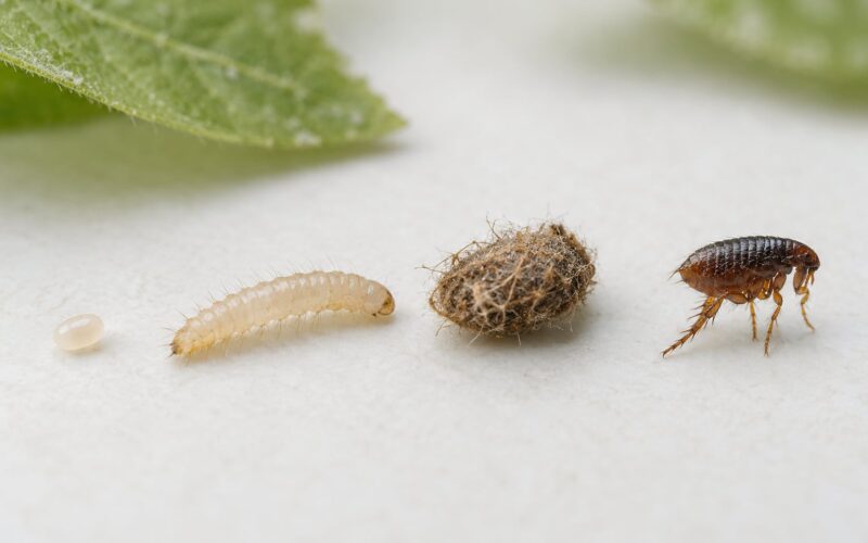 Flea Life Cycle Explained for Pet Owners: 4 Stages (2026)