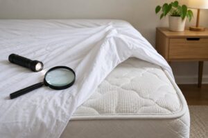 bed bug bites in a line explained