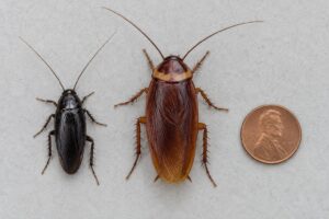 oriental cockroach vs american cockroach differences