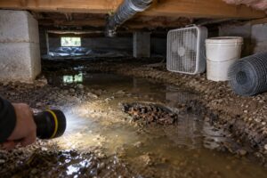 how to get rid of mosquitoes in a crawl space