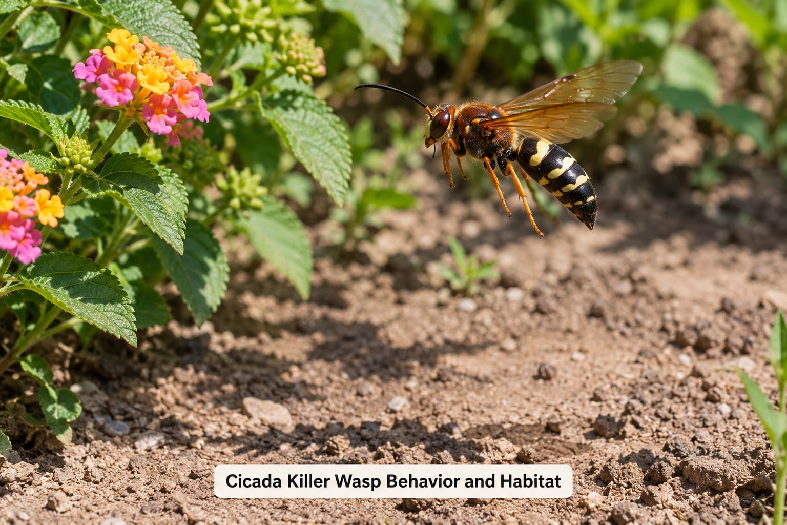 Cicada Killer Wasp Behavior and Habitat