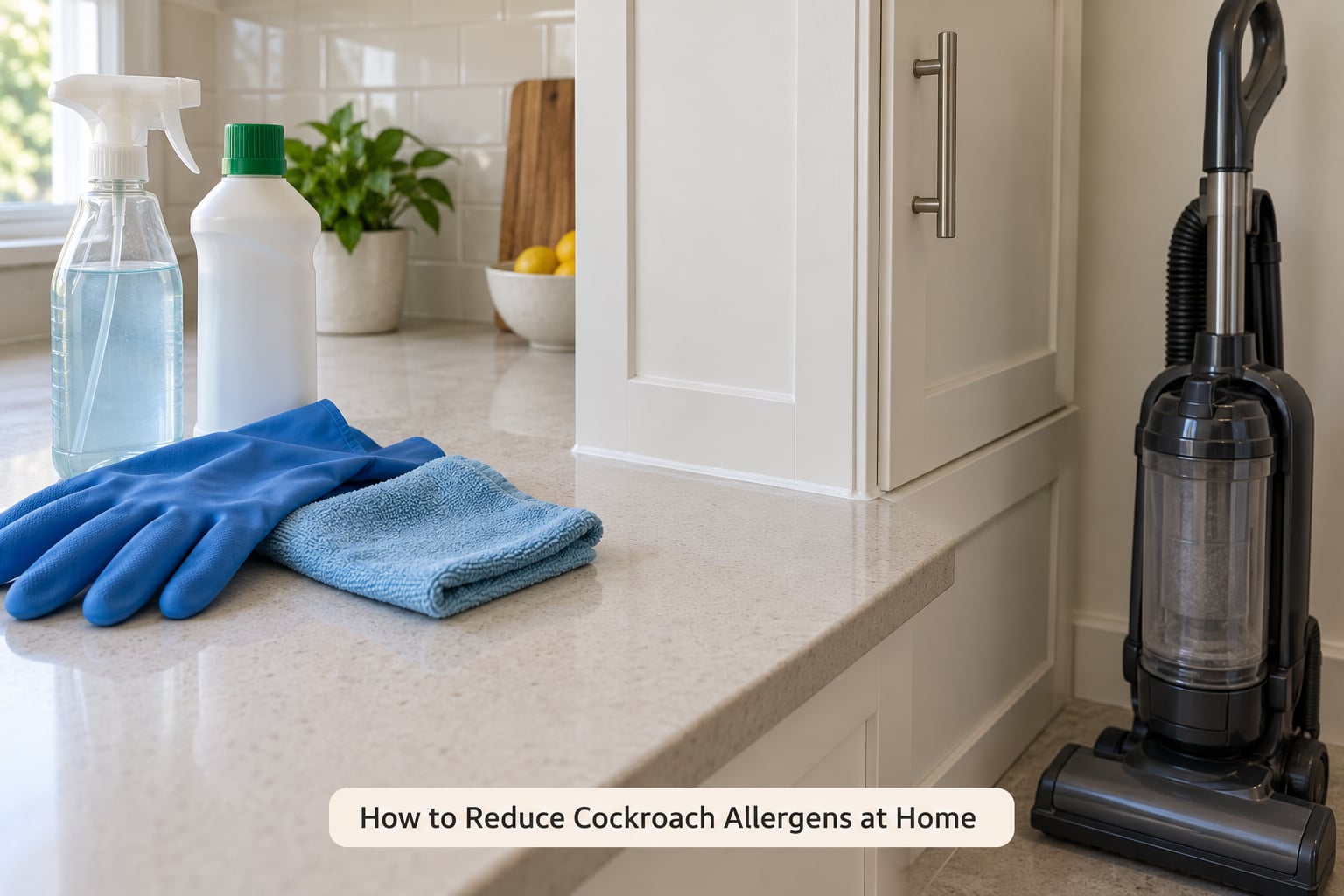How to Reduce Cockroach Allergens at Home