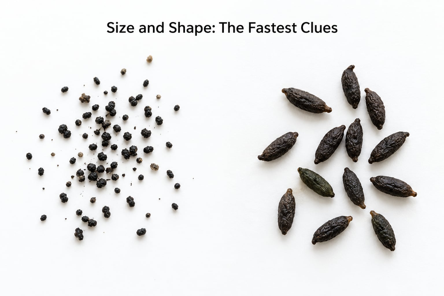 Size and Shape: The Fastest Clues