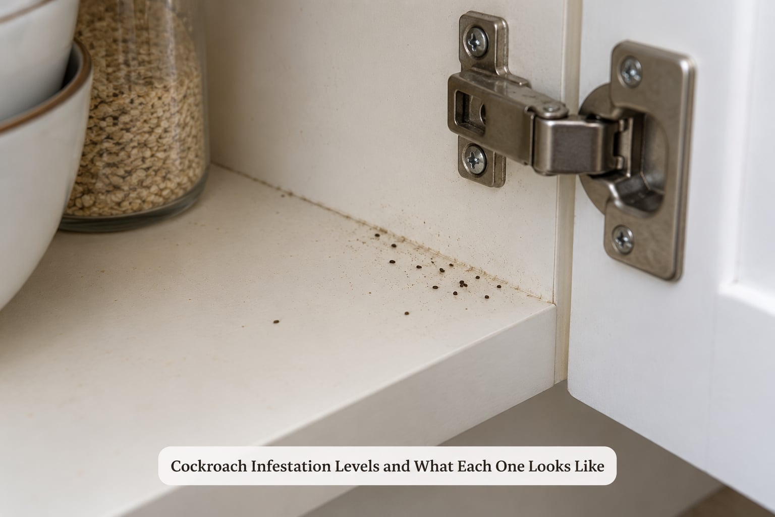 Cockroach Infestation Levels and What Each One Looks Like