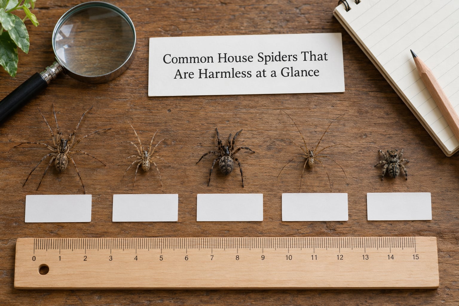 Common House Spiders That Are Harmless at a Glance