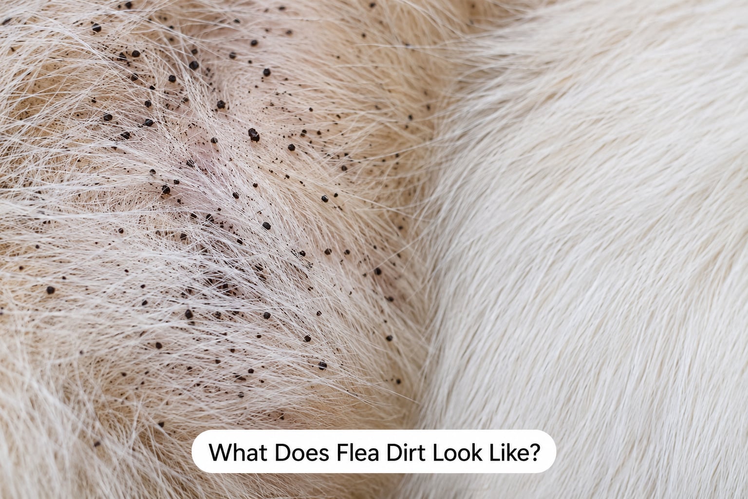 What Does Flea Dirt Look Like?