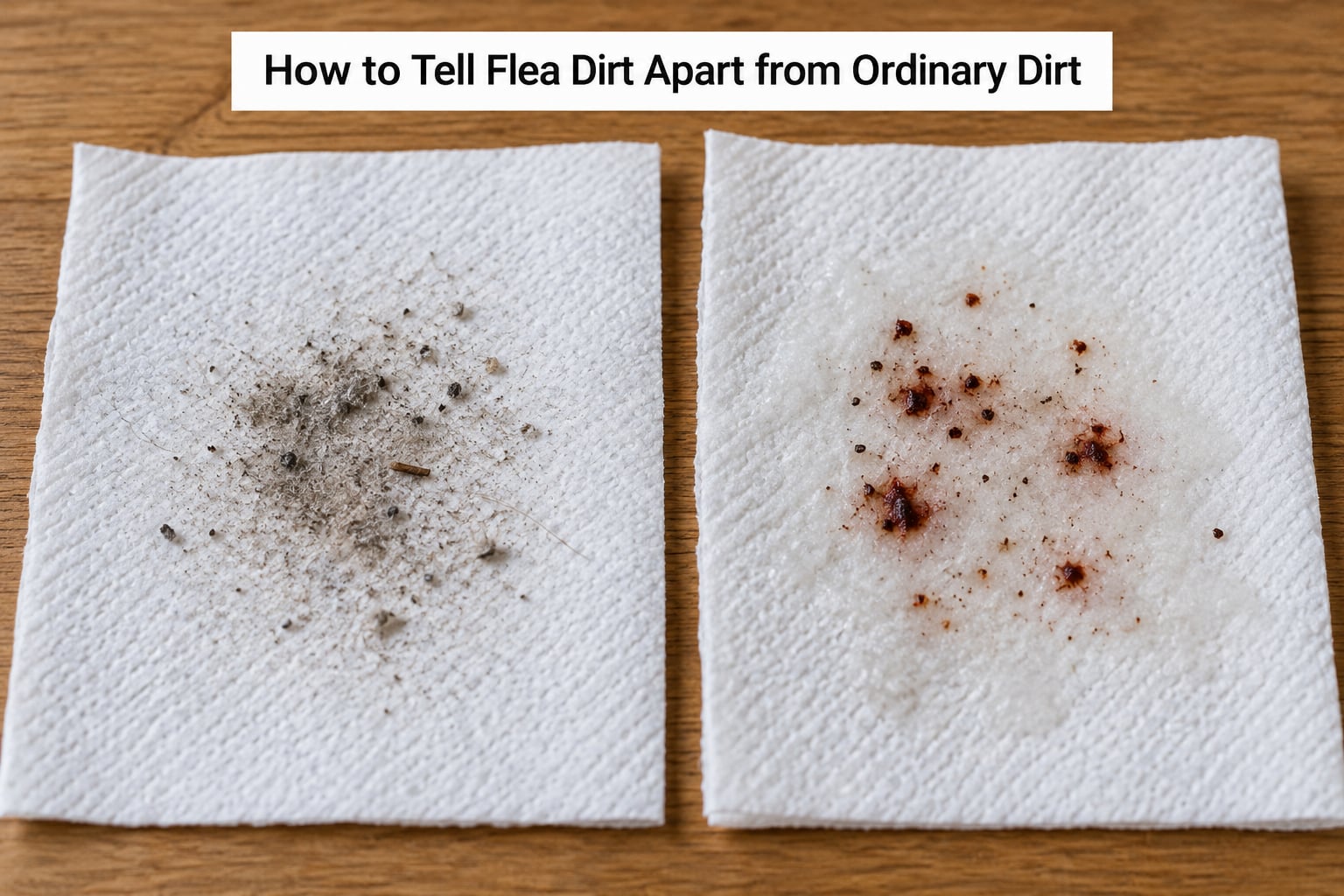 How to Tell Flea Dirt Apart from Ordinary Dirt