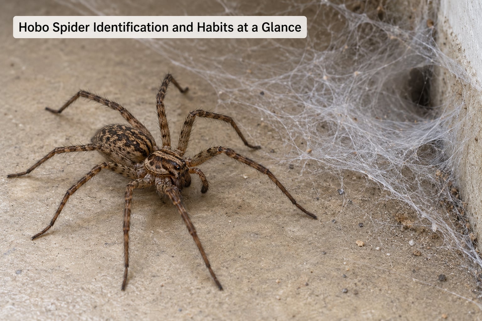 Hobo Spider Identification and Habits at a Glance