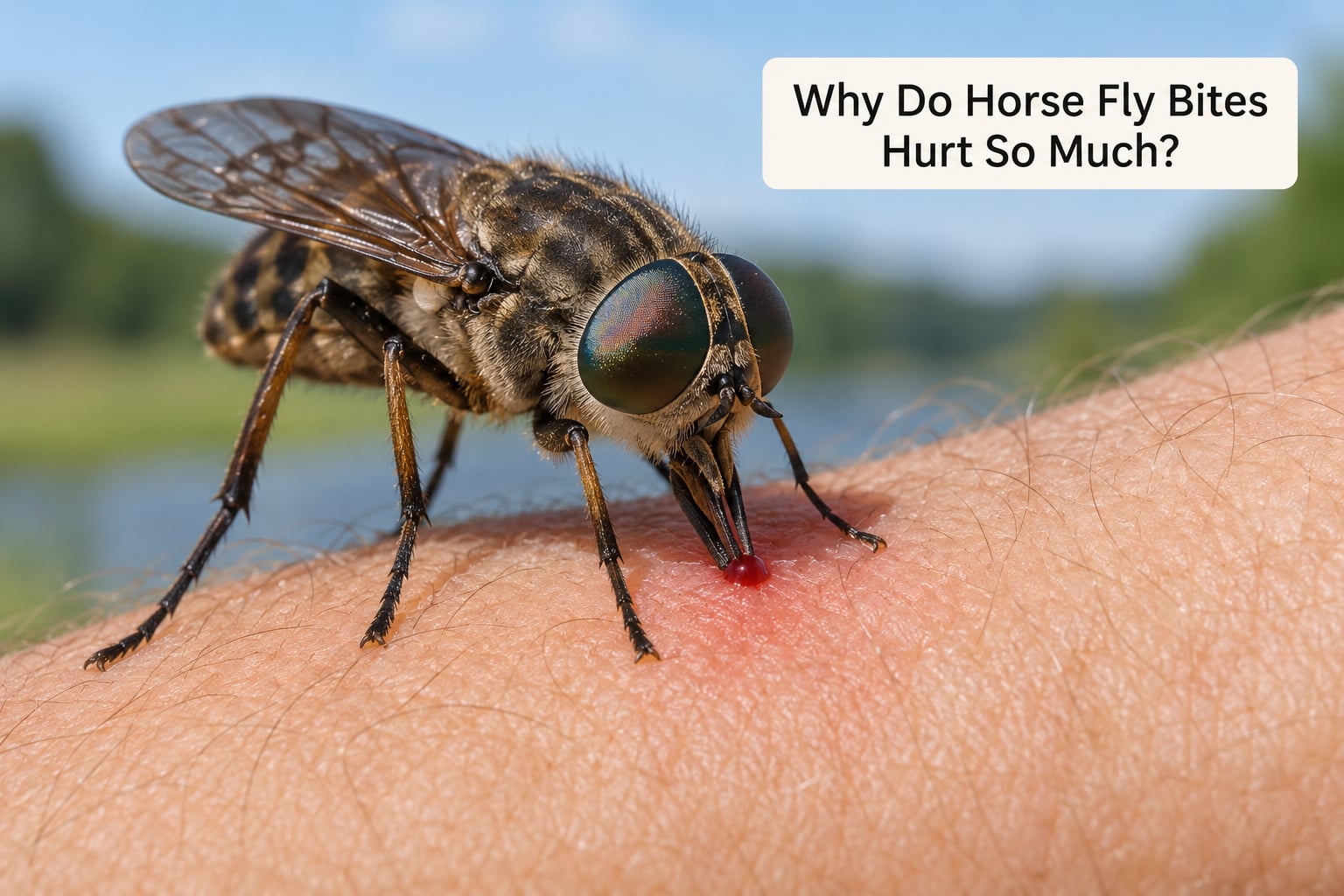 Why Do Horse Fly Bites Hurt So Much?