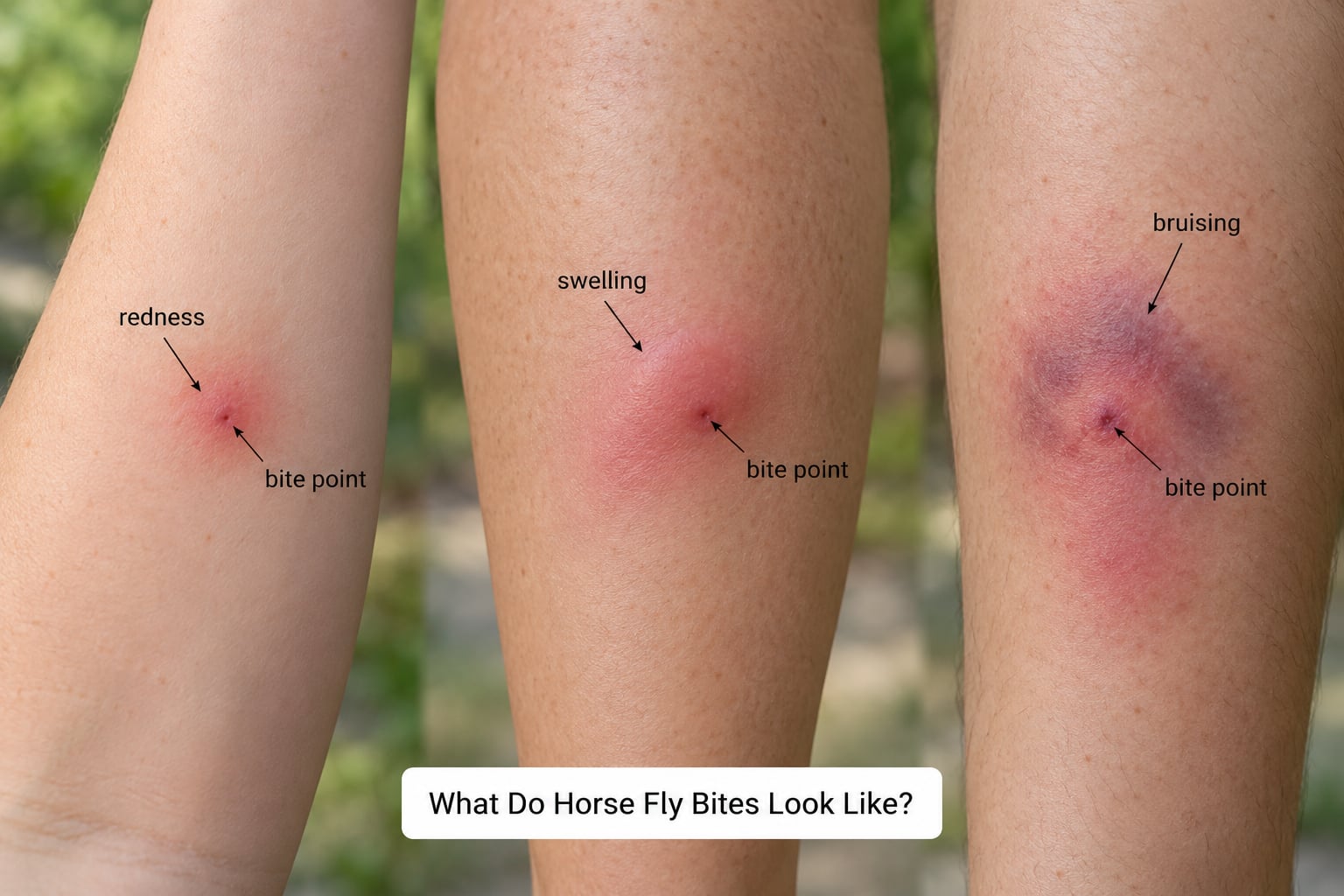 What Do Horse Fly Bites Look Like?