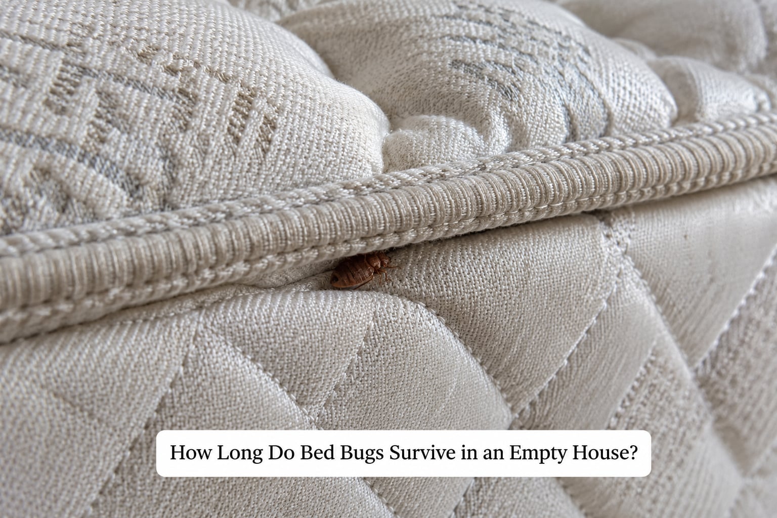 How Long Do Bed Bugs Survive in an Empty House?