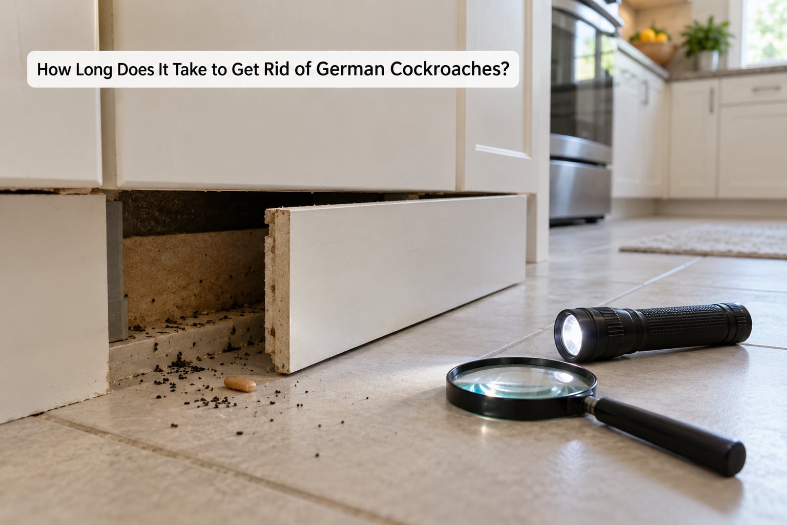 How Long Does It Take to Get Rid of German Cockroaches?