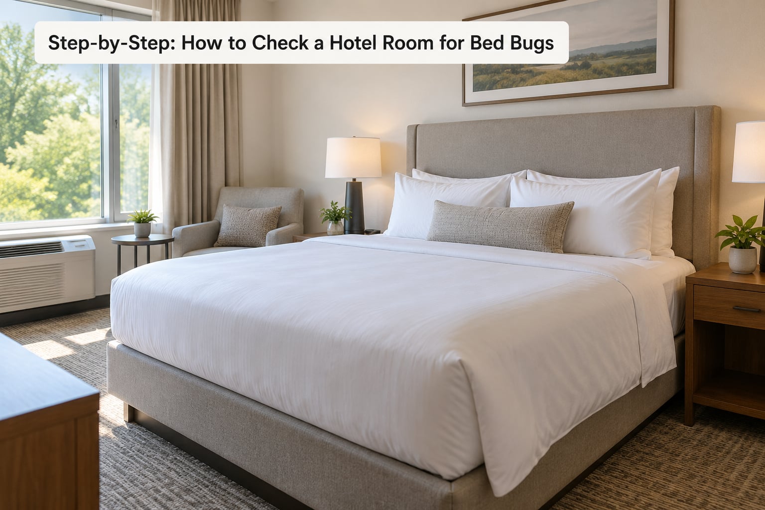Step-by-Step: How to Check a Hotel Room for Bed Bugs