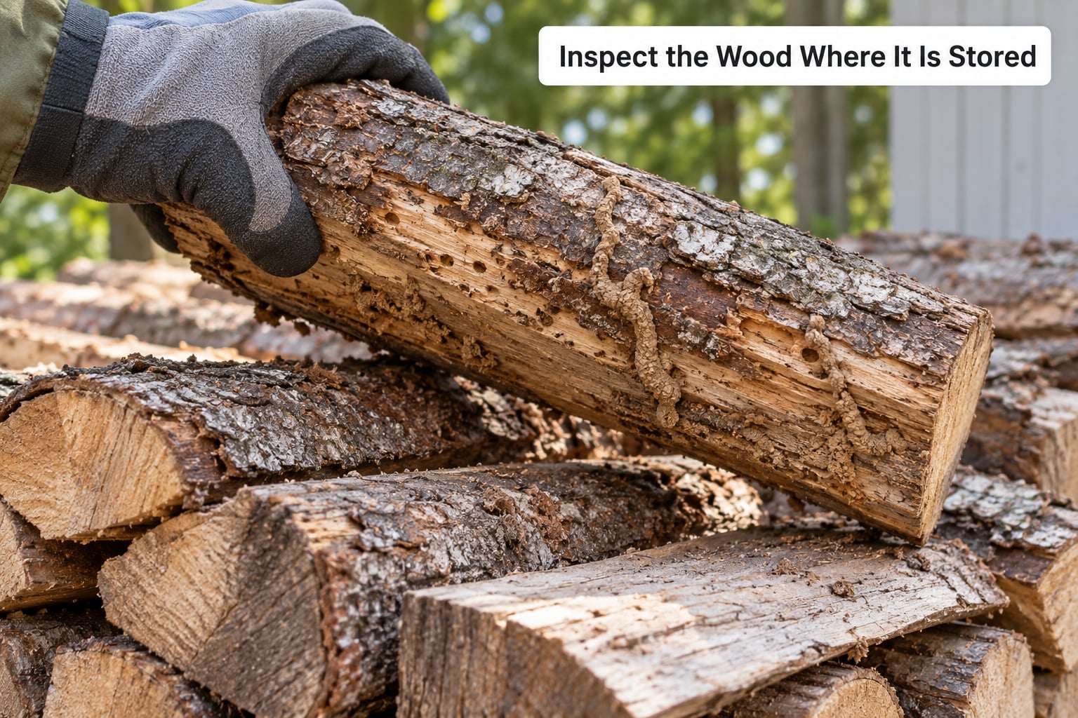 Inspect the Wood Where It Is Stored