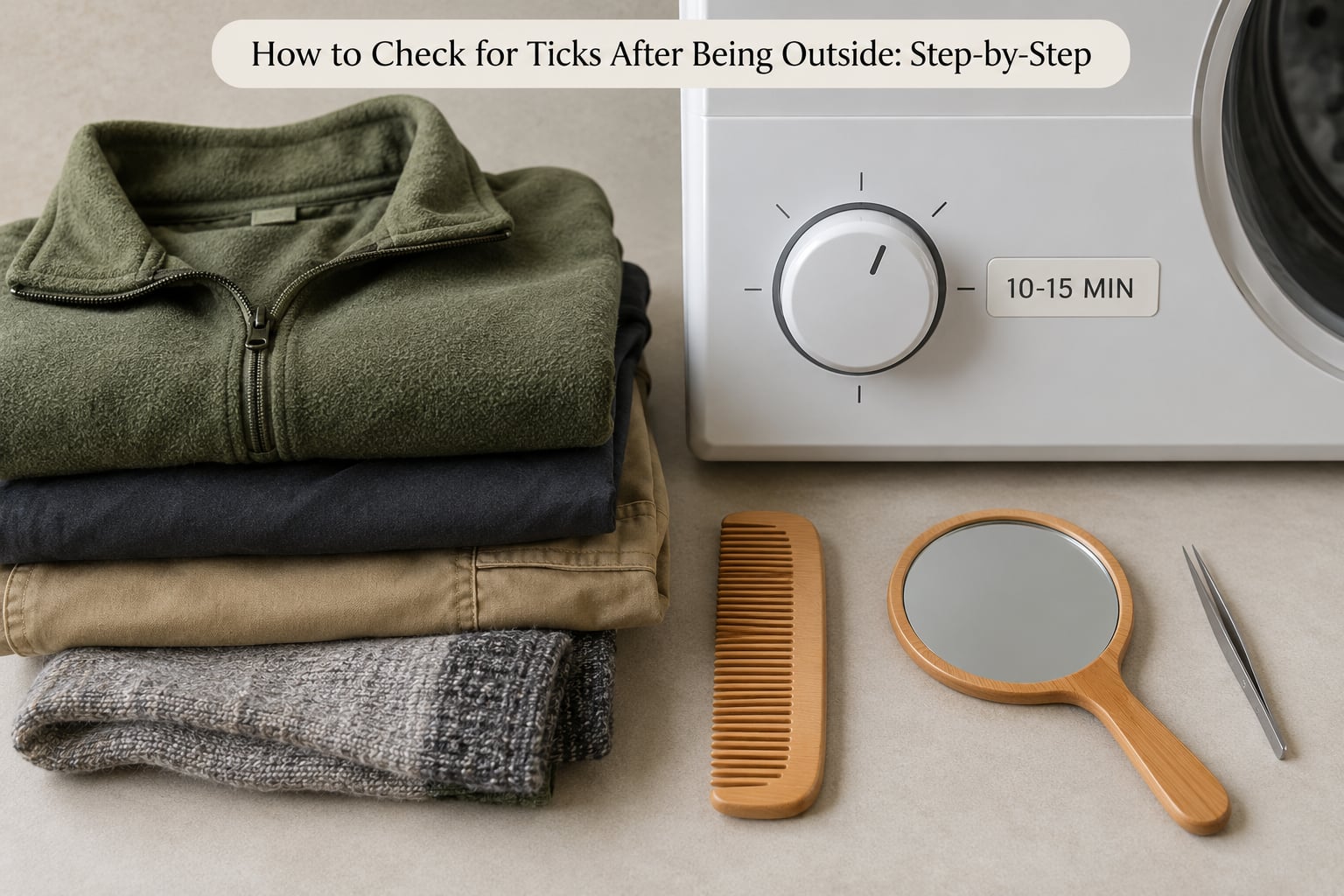 How to Check for Ticks After Being Outside: Step-by-Step