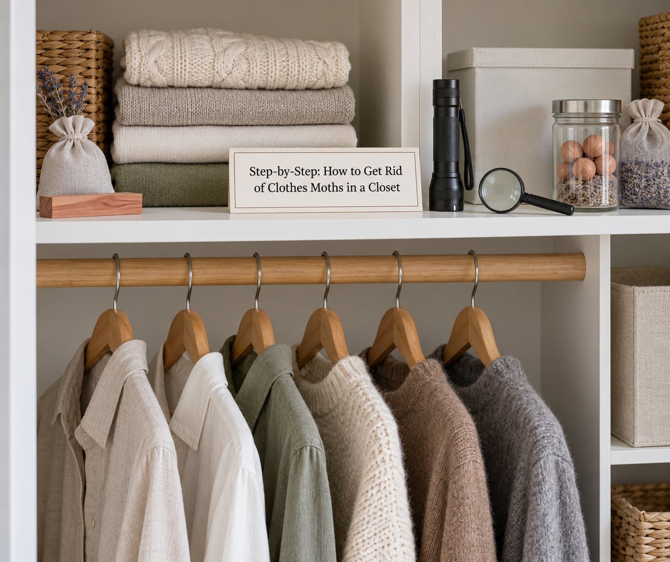 Step-by-Step: How to Get Rid of Clothes Moths in a Closet