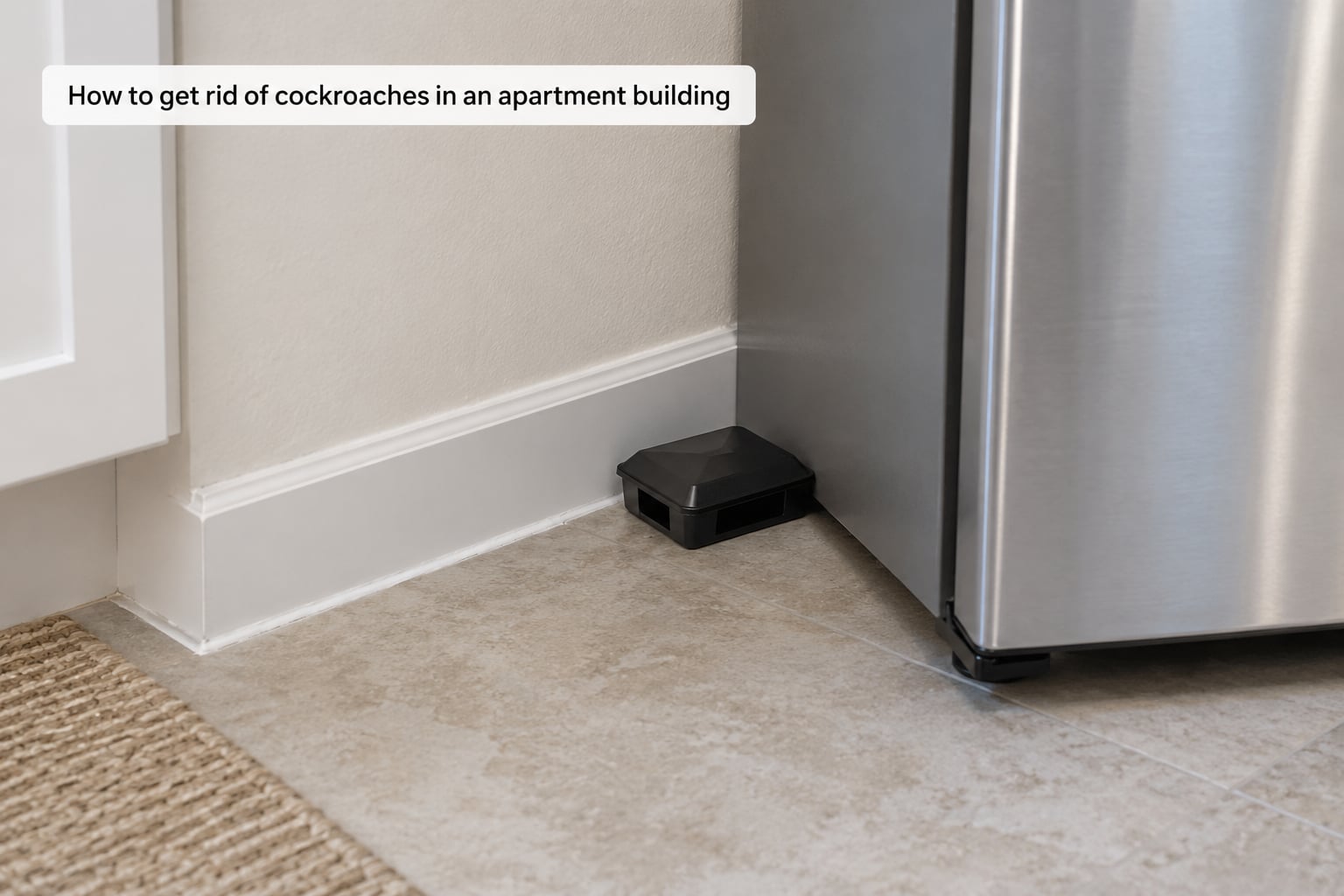 How to get rid of cockroaches in an apartment building