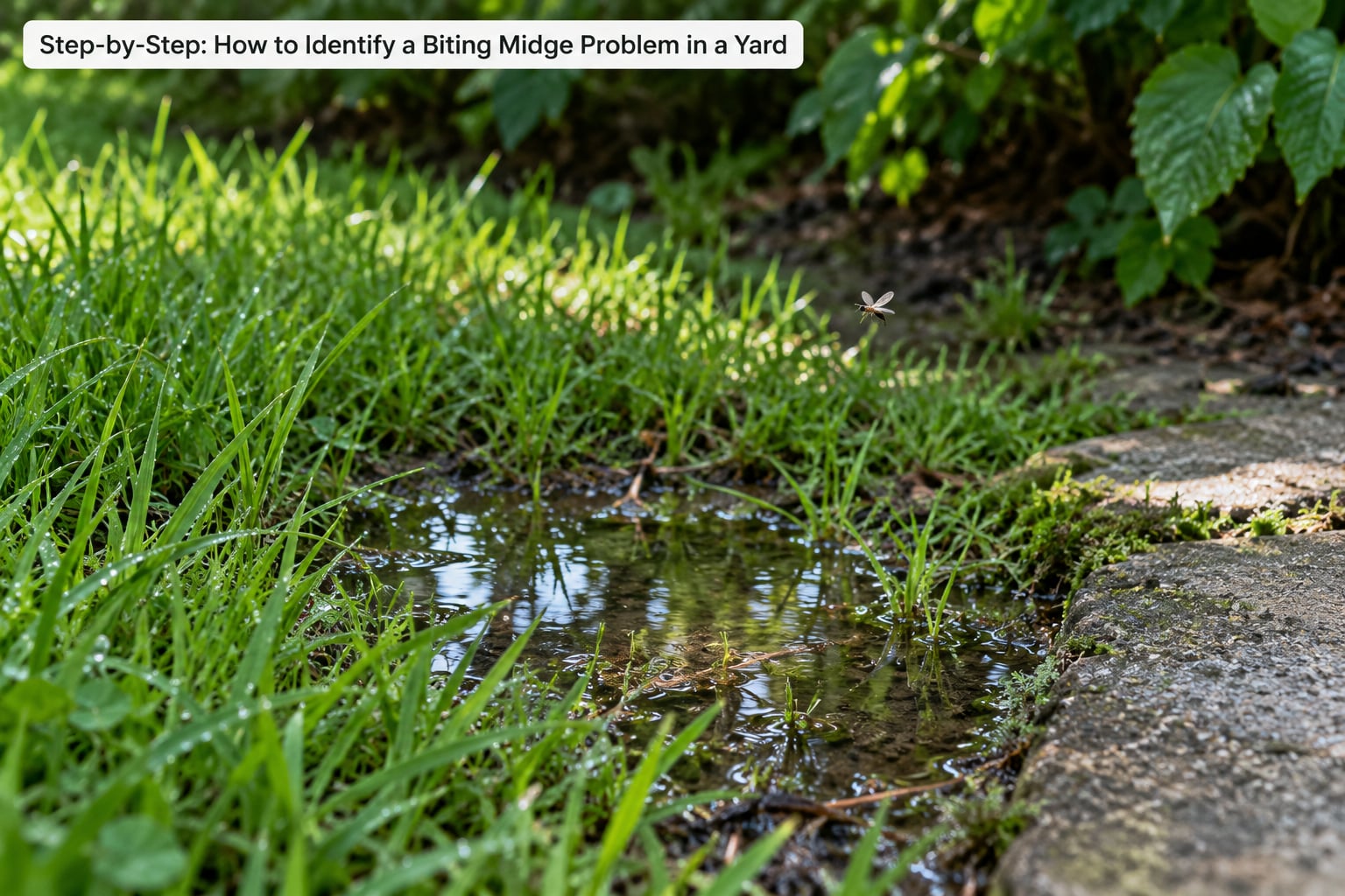 Step-by-Step: How to Identify a Biting Midge Problem in a Yard
