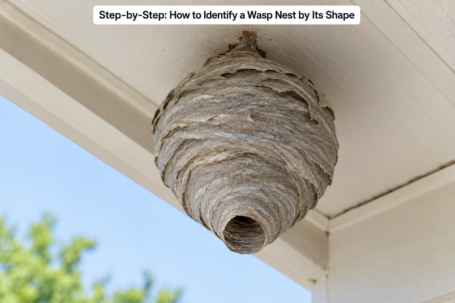 Step-by-Step: How to Identify a Wasp Nest by Its Shape