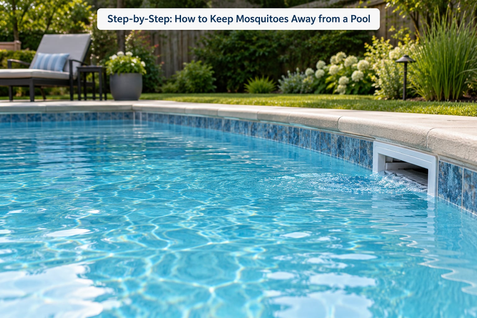 Step-by-Step: How to Keep Mosquitoes Away from a Pool