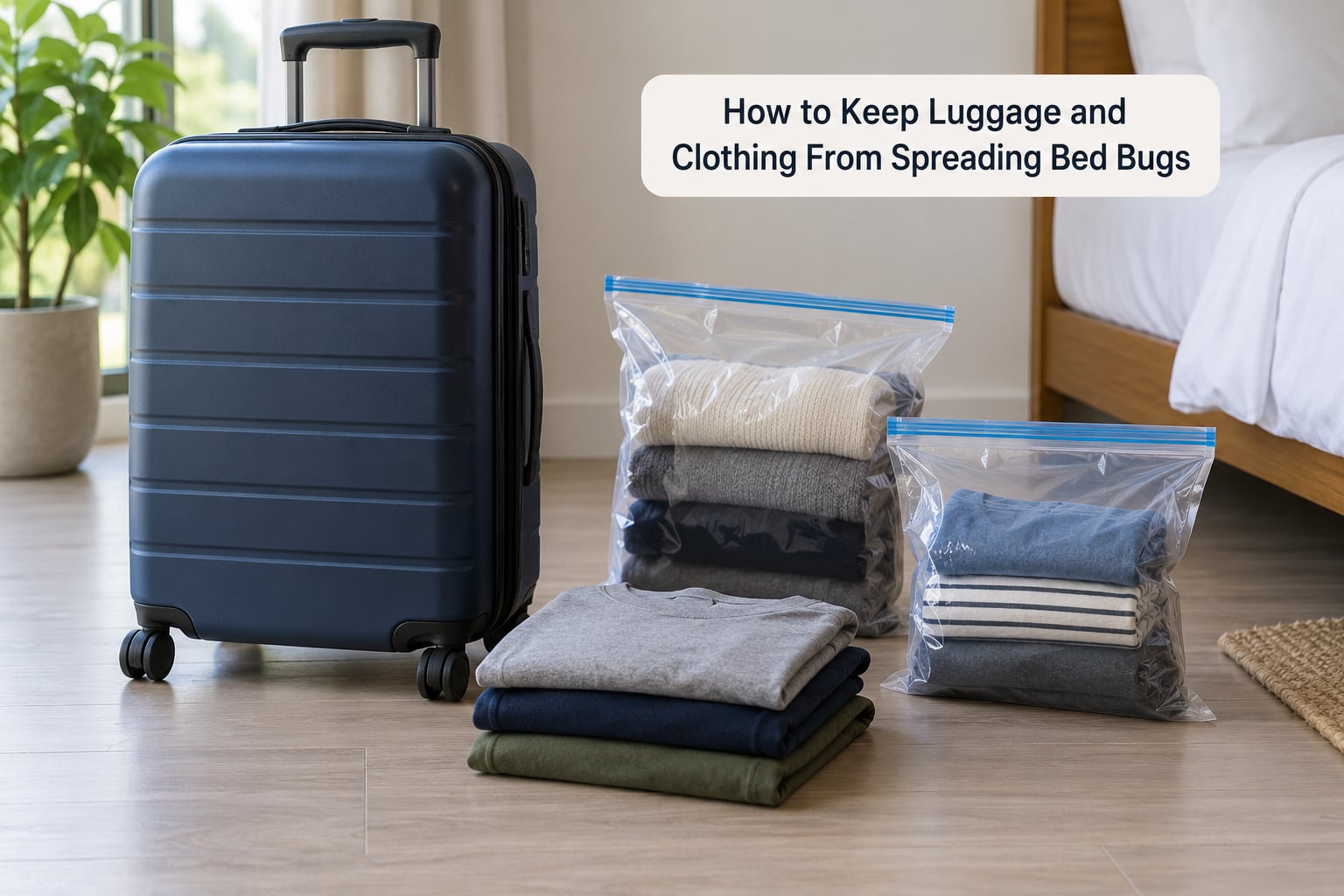 How to Keep Luggage and Clothing From Spreading Bed Bugs