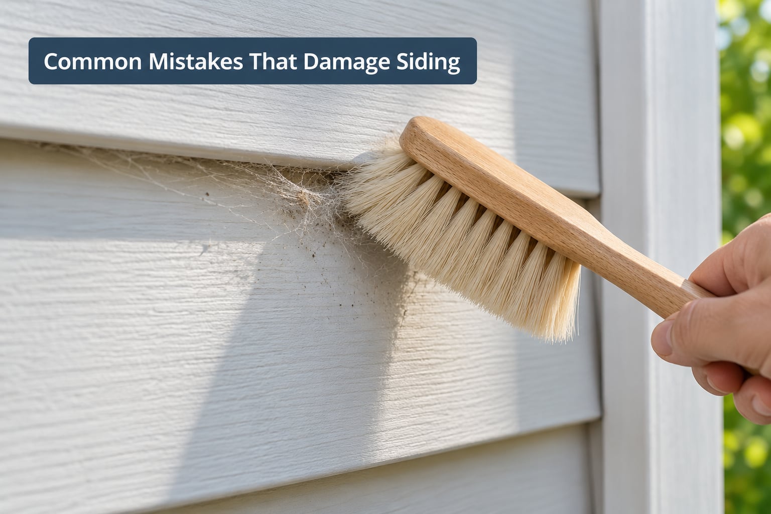 Common Mistakes That Damage Siding