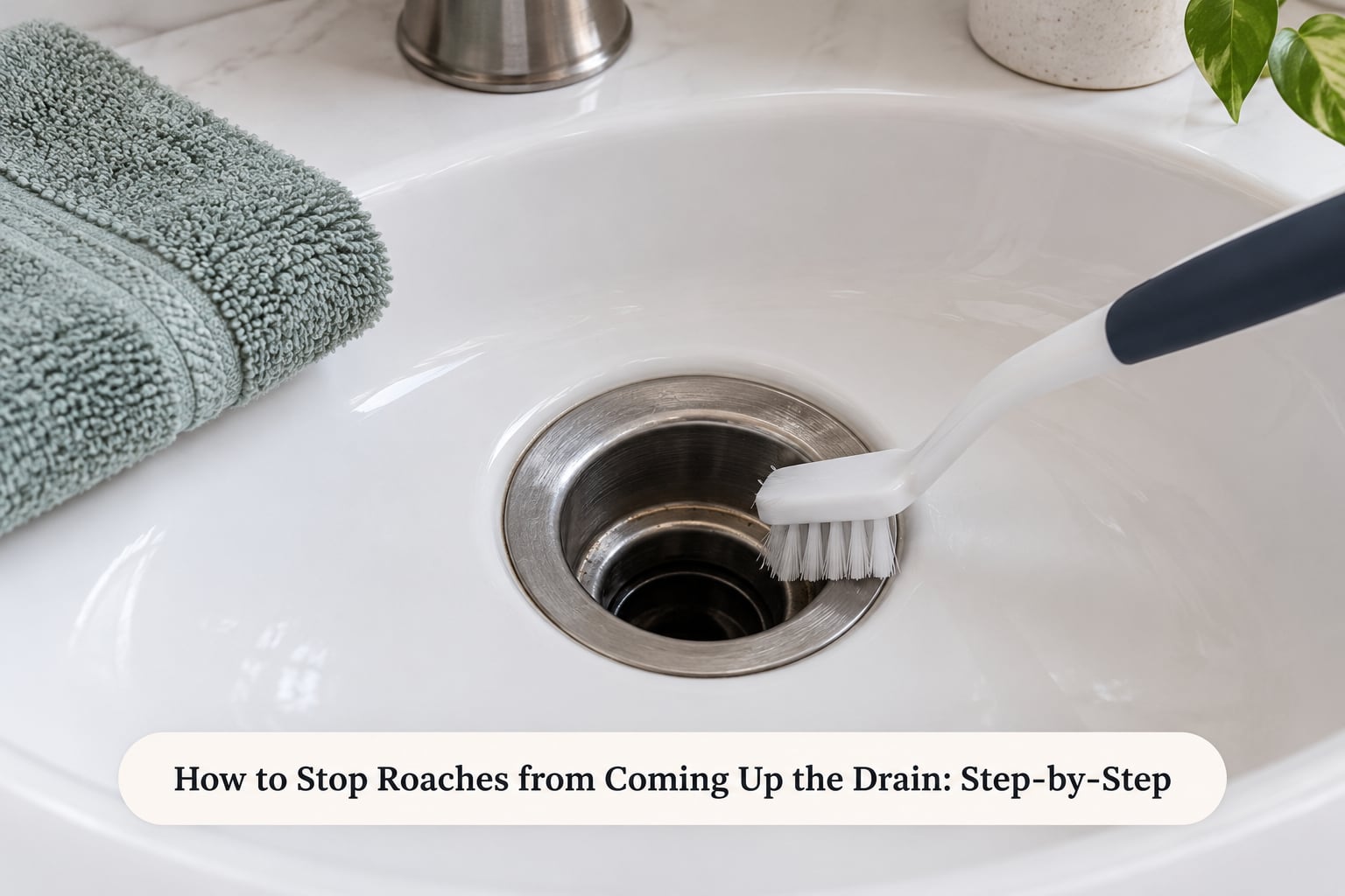 How to Stop Roaches from Coming Up the Drain: Step-by-Step